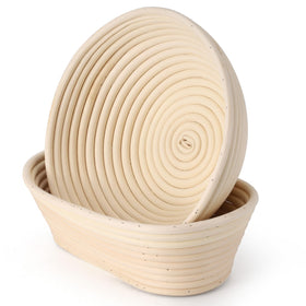 Jeensley banneton oval basket shaping baguette-style loaves