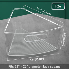 JEISSLIA bin features built-in handle for easy pull-out from cabinets.