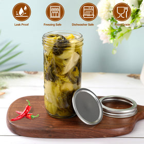 Jeitae 24oz jar for pickling keeps vegetables crisp and colorful.