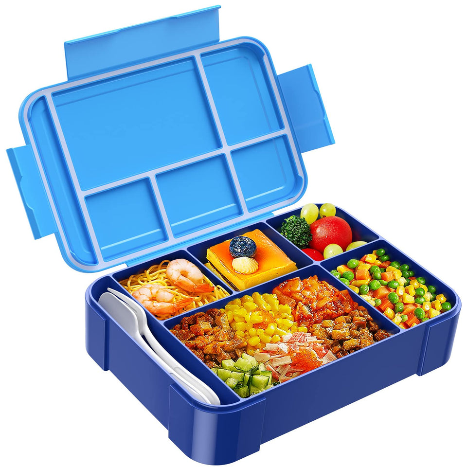 Jelife Bento lunchbox with six compartments for balanced kids' meals.