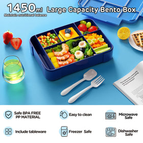 Jelife Bento lunchbox latch-buckle keeps lid secure during daily commutes.