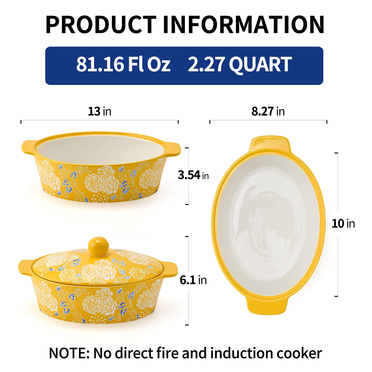 Jemirry oval baking dish highlighting heat conduction for moisture retention