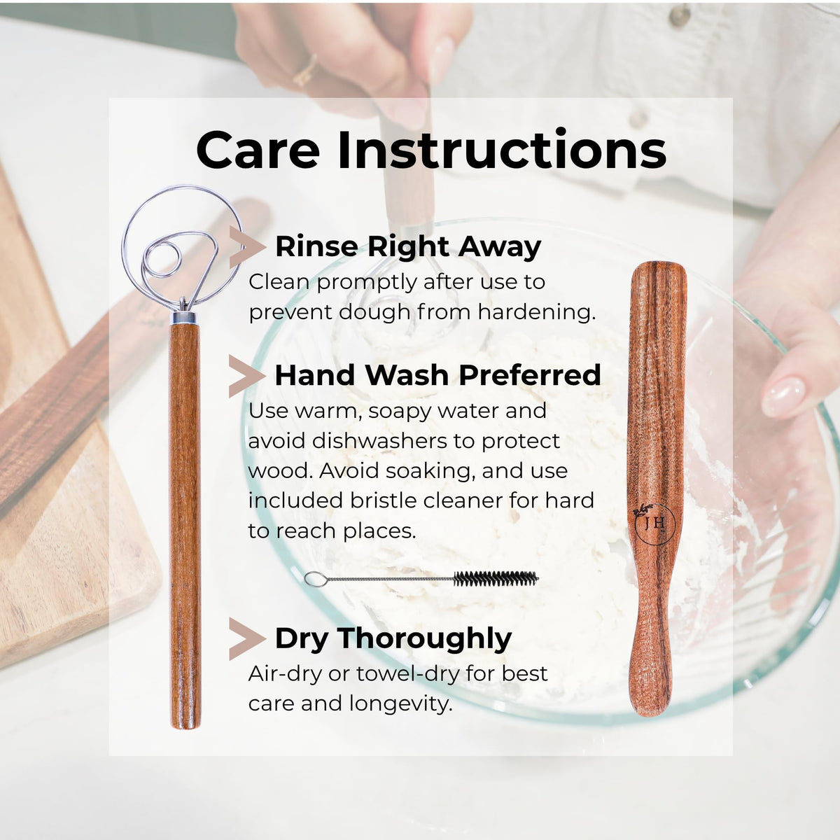 Set in a home kitchen during bread preparation