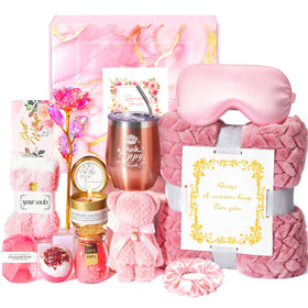 Jeowoqao luxury flannel blanket displayed for cozy self-care moments