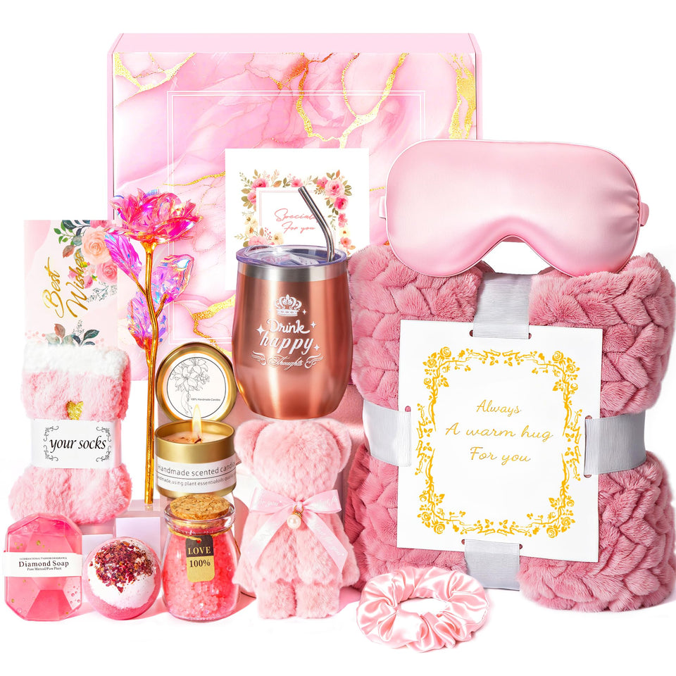 Jeowoqao luxury flannel blanket displayed for cozy self-care moments