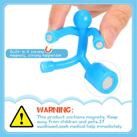 Jerify bendable magnetic men for playful desk and fridge displays