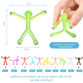 Jerify humanoid magnetic toy blue adds playful touch to office magnet board