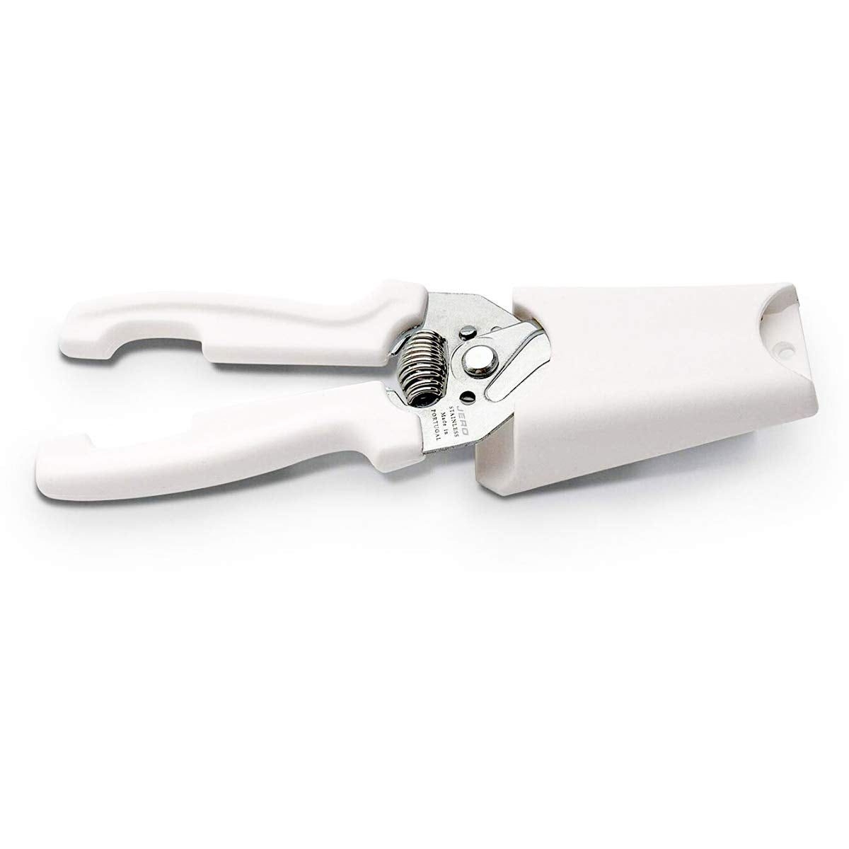 Jero holder mount keeps shears within reach for fast kitchen tasks.