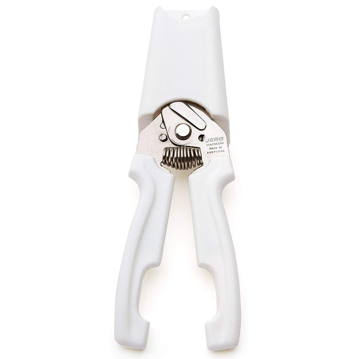 Jero stainless-steel blade close-up with durable edge for precise cuts.