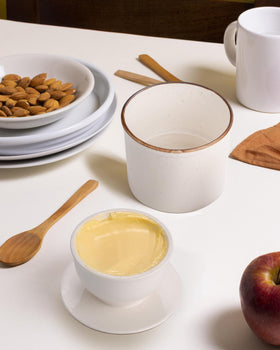 Jersinwei white kitchen decor butter dish elevating the counter