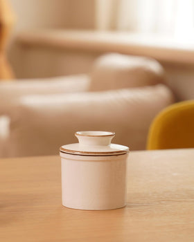 Jersinwei room-temperature butter keeper on a bright counter
