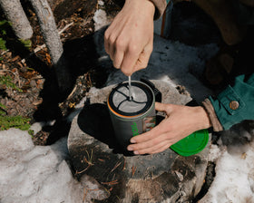 Detachable stem and basket simplify packing after a rugged day outdoors