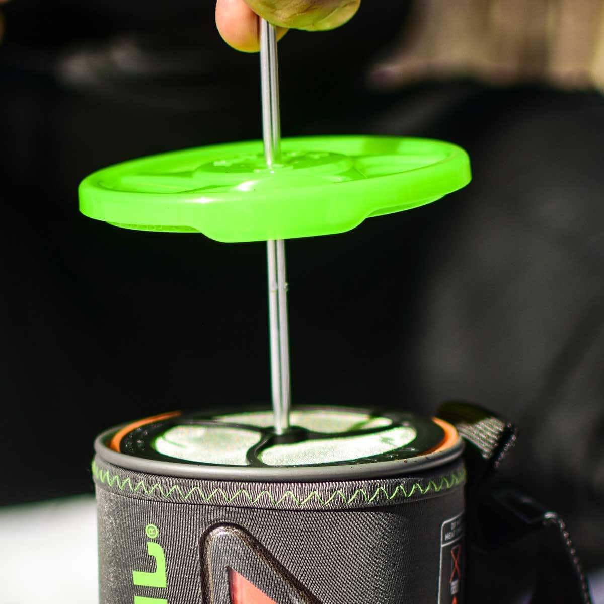 Jetboil micro-filter reduces sediment for smoother, richer flavor in the cup