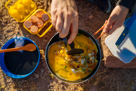 Jetboil Summit Skillet compact storage closeup emphasizes portability