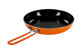 Jetboil Summit Skillet nonstick coating closeup showing easy food release