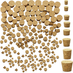 Jetec 120-piece tapered cork stoppers set for precise bottle sealing.