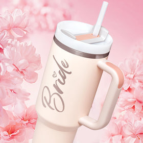 Jetikon Bride 40oz tumbler straw for mess-free sipping