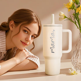 JETIKON Mama 40 oz tumbler with double-wall insulation preserves temperature.