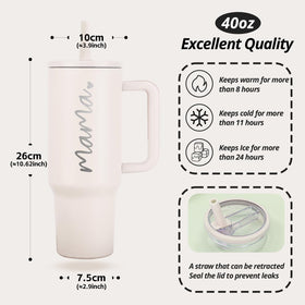 JETIKON Mama 40 oz laser-engraved Mama adds a personal touch.