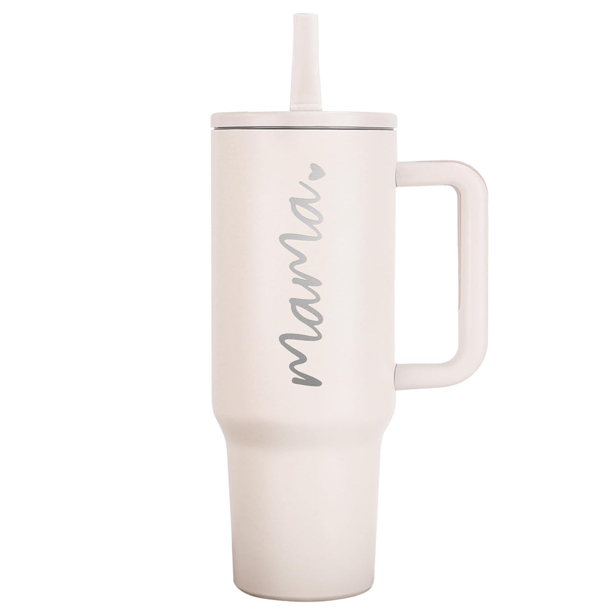 JETIKON Mama 40 oz tumbler with lid and straw keeps drinks cold on the go.