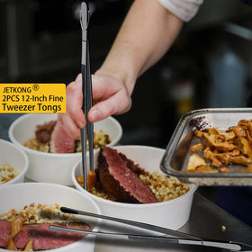 JETKONG ergonomic handle design for comfortable grip during cooking tasks.