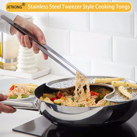 JETKONG kitchen-storage-hook tweezers easily hang in any kitchen corner.