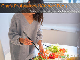 JETKONG plating tweezers enhance presentation of garnishes and bites.