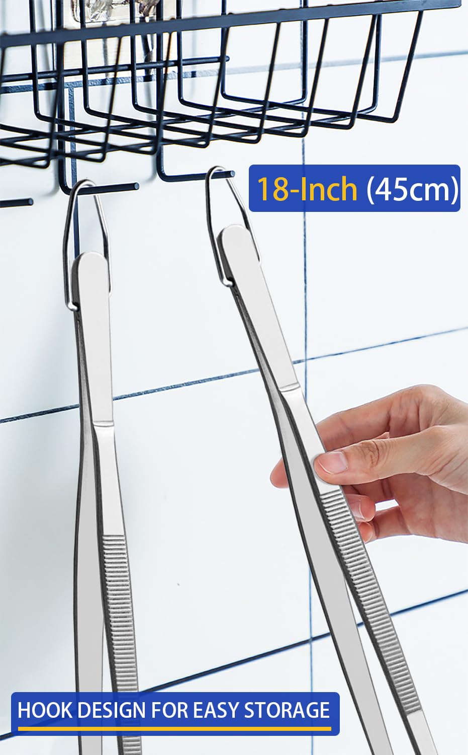 JETKONG versatile tongs suit grilling, cooking, serving, and camping.