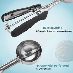 Jetonn cookie scoops medium scoop for 2 Tbsp portions.
