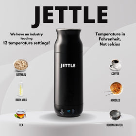 Jettle 450ml portable kettle ideal for single-serve coffee or tea on the go