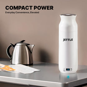 Jettle auto shut-off provides hands-free boiling safety.