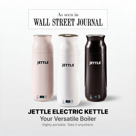 Jettle kettle LED display shows real-time temperature for precise control.