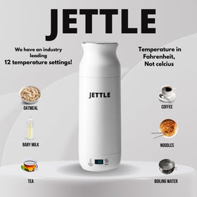Jettle quickly heats water for fast beverages.
