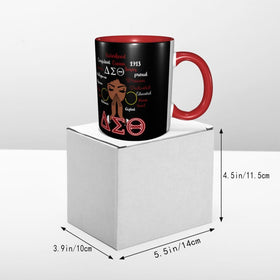 JEUAIOAI curved-handle mug offers comfortable grip during busy mornings