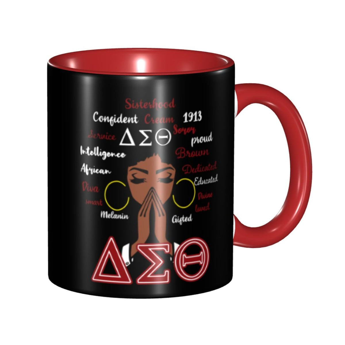 JEUAIOAI sorority mug with round mouth, ideal for smooth everyday coffee