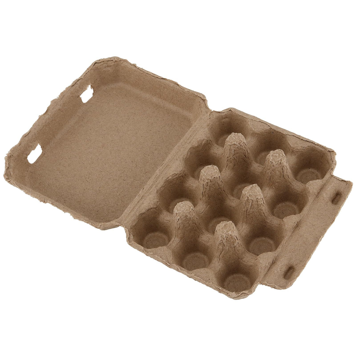 JEUIHAU quail egg pulp cartons dimensions 9x5.3x1.57 inches hold 12 eggs.