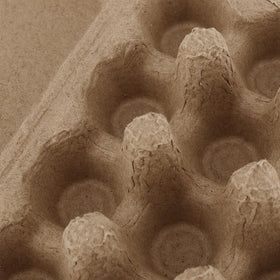 JEUIHAU quail egg pulp cartons feature two clasps for secure closure.