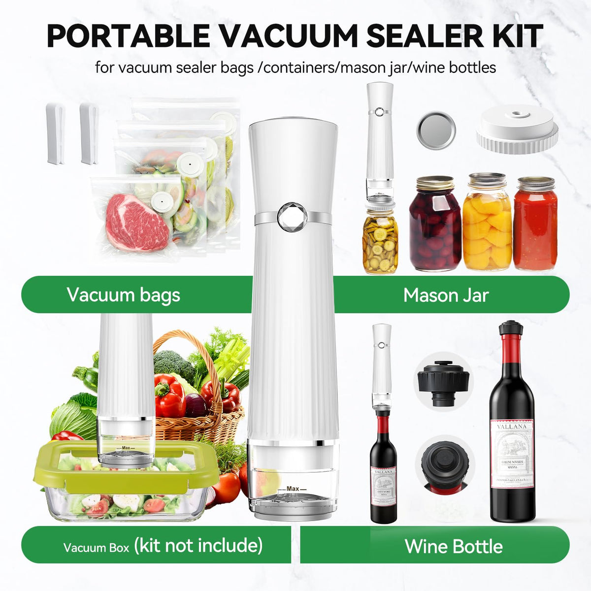 Jexqizy mason jar lids and converter broaden sealing versatility.