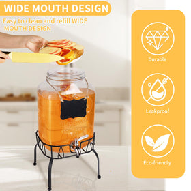 JFBAOLAO chalkboard labels let you customize flavors for guests.