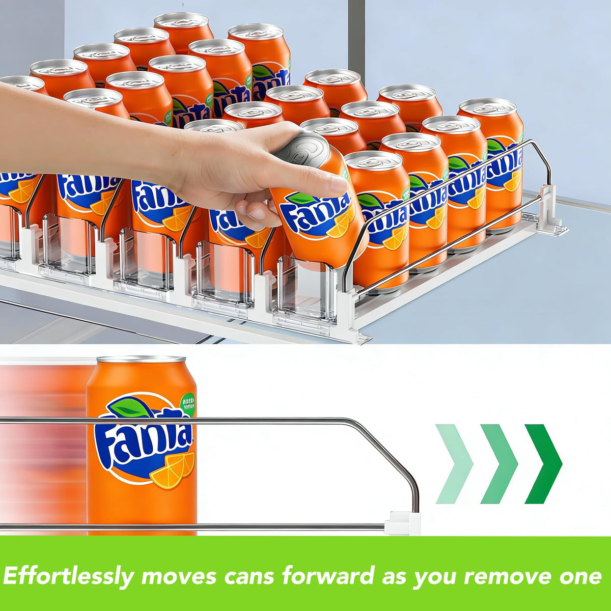 JFBAOLAO sleek storage solution for a tidy kitchen fridge.