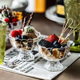 JGKYLDZ sundae parfait cup ideal for single servings.