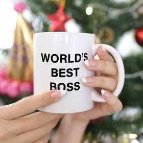 JGTONG World's Best Boss Mug gift-ready appeal for colleagues and bosses.