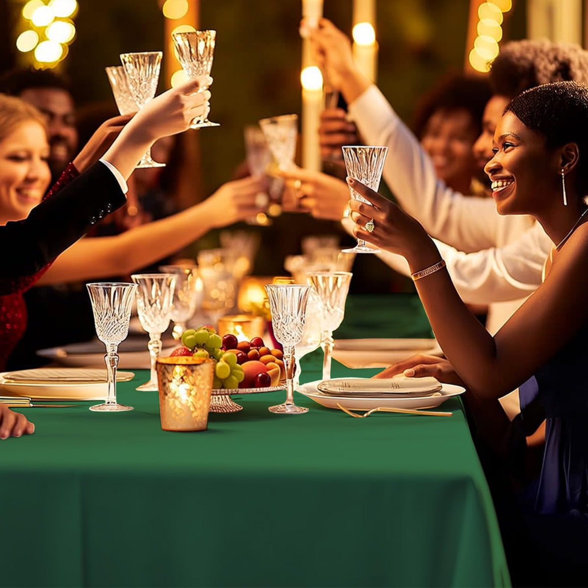JHDZDHY easy-cleanup disposable tablecloth for fast post-event wrap-up