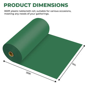 JHDZDHY green tablecloth on table protects surfaces during meals and gatherings