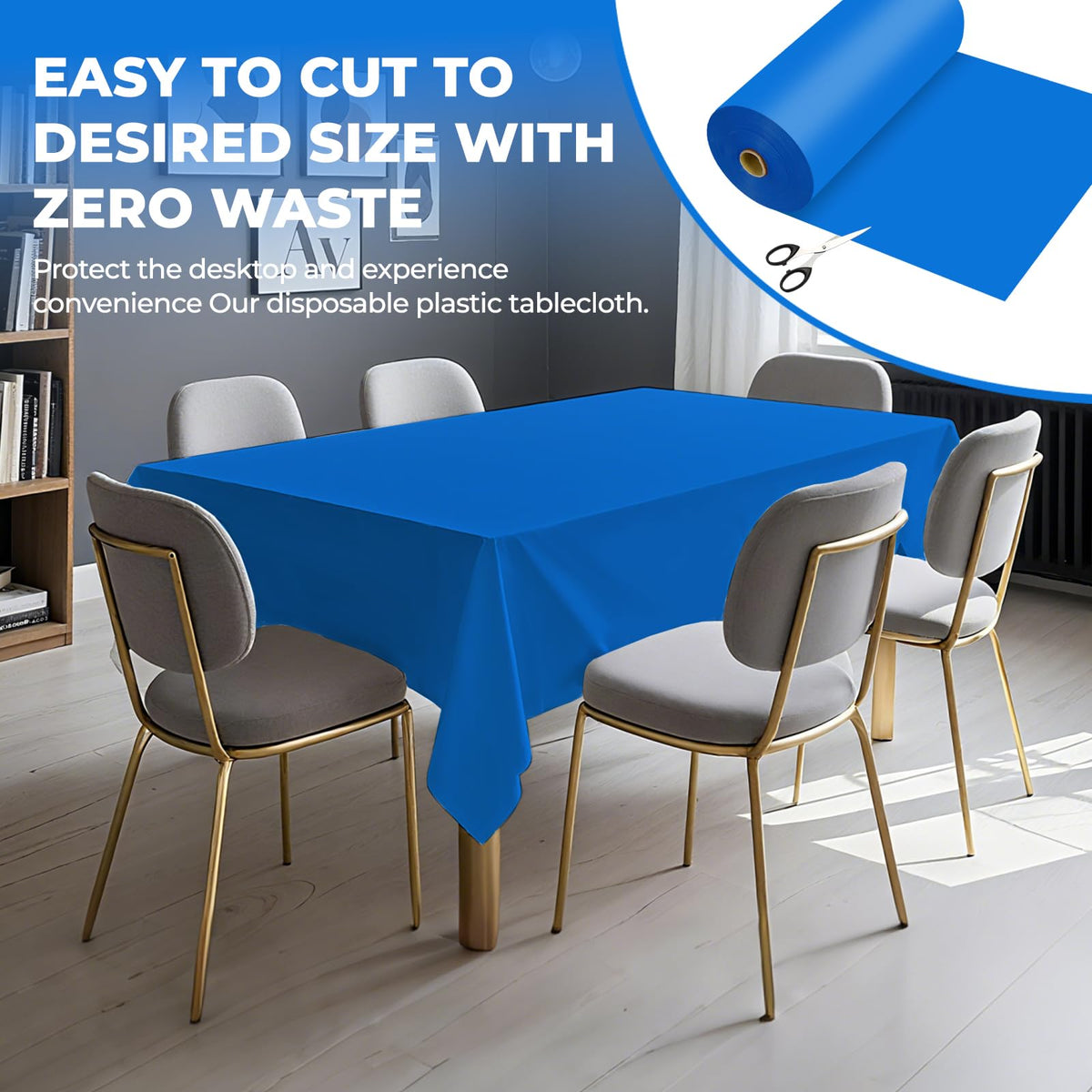 JHDZDHY multiuse table cover suitable for birthdays and weddings.