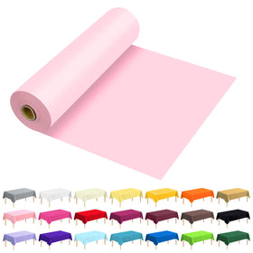 JHDZDHY pink 54in by 100ft table cover roll for quick event setup