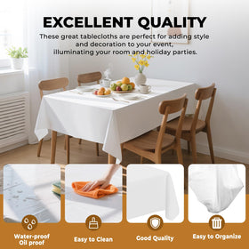 JHDZDHY 54in wide cover easy to cut for rectangle, round, or square tables