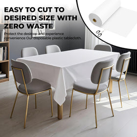 JHDZDHY premium table cover keeps spills contained indoors or outdoors
