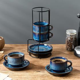 JH JIEMEI HOME midnight tide set brings café vibes to home.