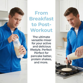 Jhovunetharq 33oz capacity ideal for family batches of batter.